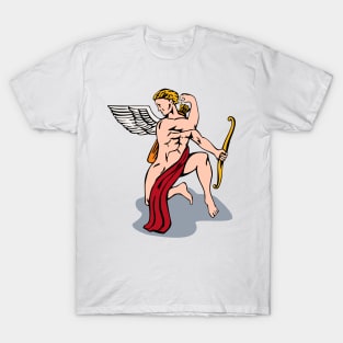 Angel Cupid Bow Retro T-Shirt
